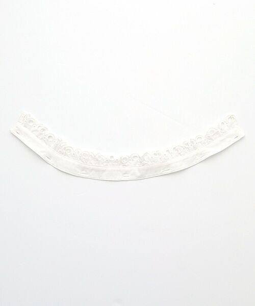 Harriss / ハリス ニット・セーター | 綿レースフリル衿付キクルーセーター | 詳細5