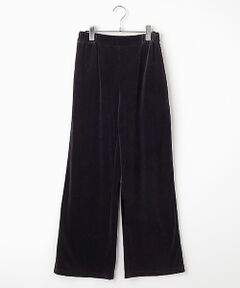 Harriss / ハリス その他パンツ | コットンベロアセミワイドパンツ