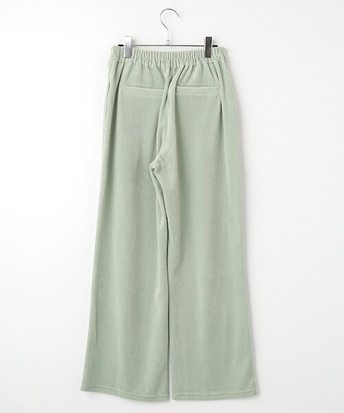 Harriss / ハリス その他パンツ | コットンベロアセミワイドパンツ | 詳細1
