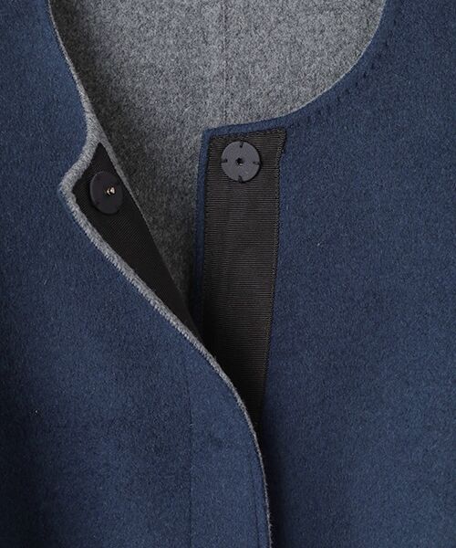 Harriss / ハリス その他アウター | ノーカラーロングコート | 詳細2