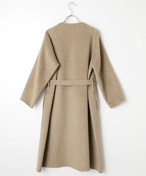 Harriss / ハリス その他アウター | ノーカラーロングコート | 詳細3