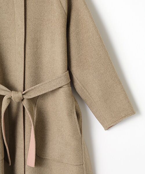 Harriss / ハリス その他アウター | ノーカラーロングコート | 詳細5
