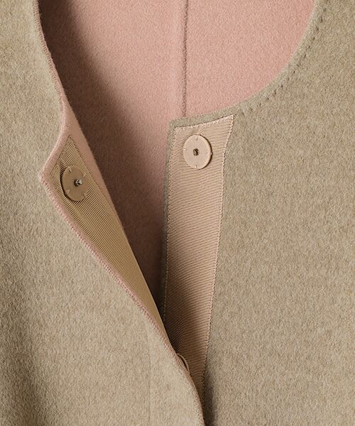 Harriss / ハリス その他アウター | ノーカラーロングコート | 詳細8