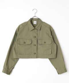 Harriss / ハリス ブルゾン | クロップドミリタリーシャツ