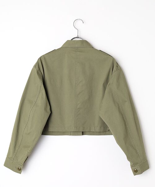 Harriss / ハリス ブルゾン | クロップドミリタリーシャツ | 詳細1