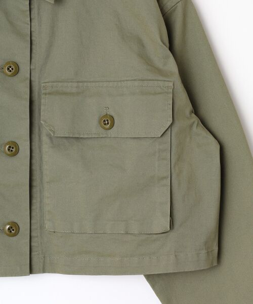 Harriss / ハリス ブルゾン | クロップドミリタリーシャツ | 詳細3