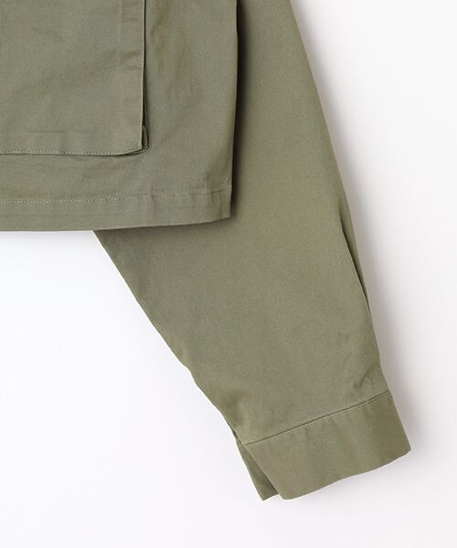 Harriss / ハリス ブルゾン | クロップドミリタリーシャツ | 詳細4