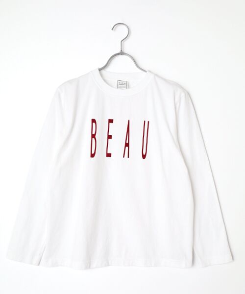 Harriss / ハリス Tシャツ | beauプリントロンT（レッド）