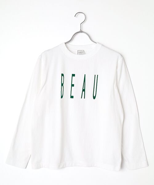 Harriss / ハリス Tシャツ | beauプリントロンT（グリーン）