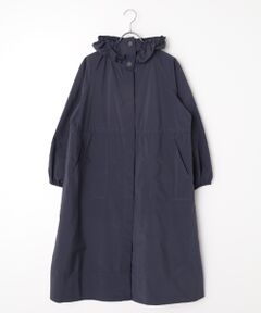 Harriss / ハリス その他アウター | ギャザースタンドカラーロングコート