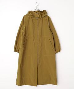 Harriss / ハリス その他アウター | ギャザースタンドカラーロングコート