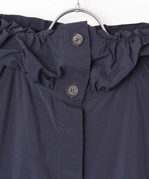 Harriss / ハリス その他アウター | ギャザースタンドカラーロングコート | 詳細9