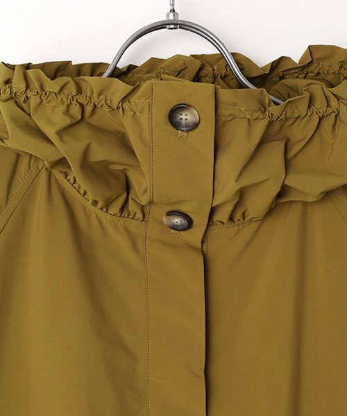 Harriss / ハリス その他アウター | ギャザースタンドカラーロングコート | 詳細10