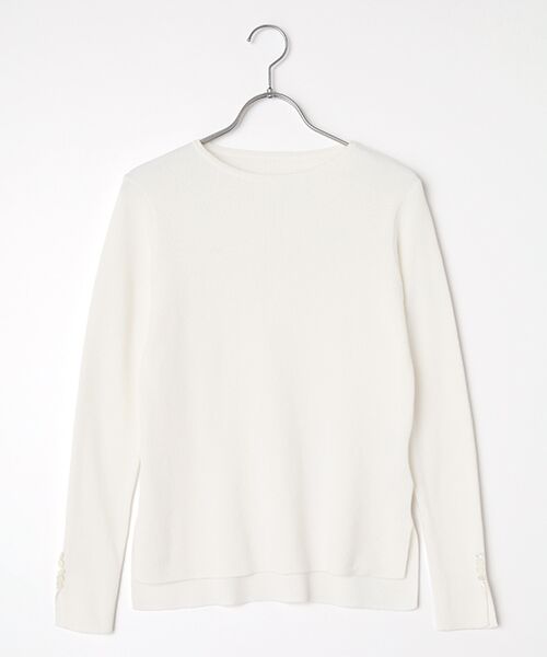 Harriss / ハリス ニット・セーター | リブニットプルオーバー（オフホワイト）