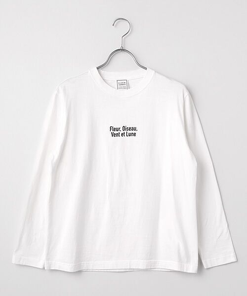 Harriss / ハリス Tシャツ | Fleurプリント（ホワイト）