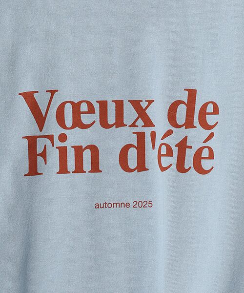 Harriss / ハリス Tシャツ | Voeux de Fin d'eteプリント | 詳細4