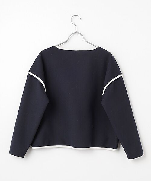 Harriss / ハリス カットソー | カラーパイピングトップ | 詳細1