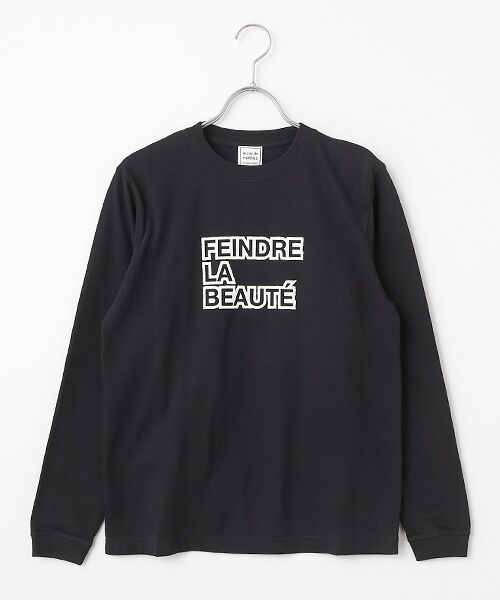 Harriss / ハリス Tシャツ | FEINDRE プリントL/Sティー（ブラック）