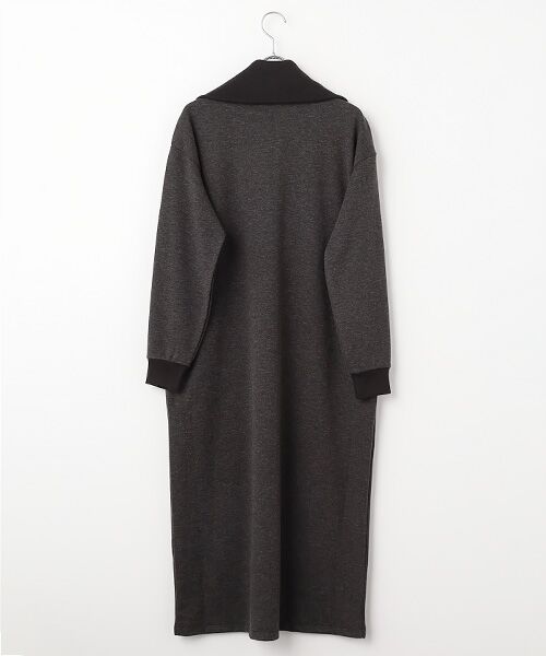 Harriss / ハリス ロング・マキシ丈ワンピース | リブカラージップアップドレス | 詳細2