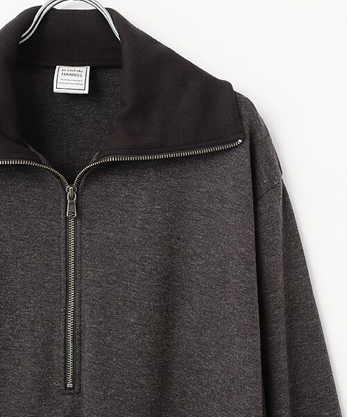 Harriss / ハリス ロング・マキシ丈ワンピース | リブカラージップアップドレス | 詳細3