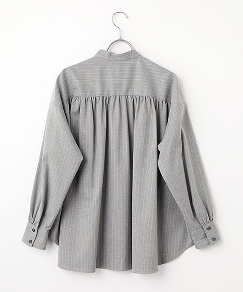 Harriss / ハリス シャツ・ブラウス | バンドカラーチュニックブラウス | 詳細2