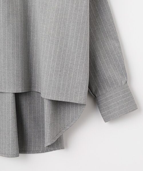 Harriss / ハリス シャツ・ブラウス | バンドカラーチュニックブラウス | 詳細4