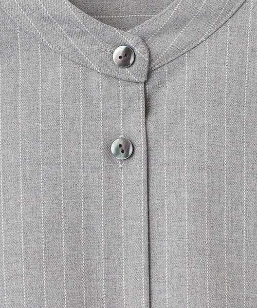 Harriss / ハリス シャツ・ブラウス | バンドカラーチュニックブラウス | 詳細5