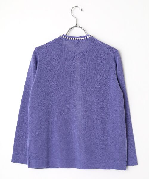 Harriss / ハリス カーディガン・ボレロ | パール付きクルーカーデ | 詳細2