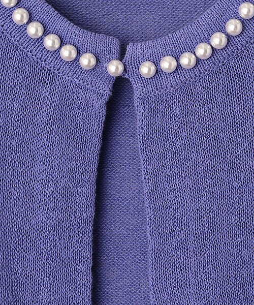 Harriss / ハリス カーディガン・ボレロ | パール付きクルーカーデ | 詳細6