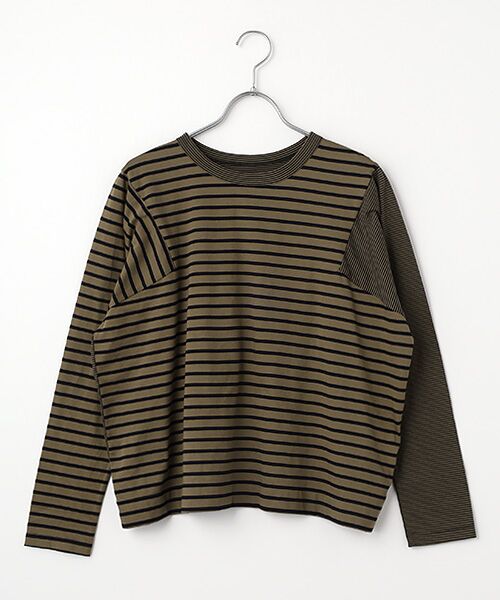Harriss / ハリス カットソー | ボーダーカットソー（ダークブラウン）