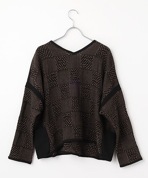 Harriss / ハリス シャツ・ブラウス | 切り替えチェックブラウス | 詳細1