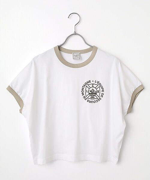Harriss / ハリス カットソー | ドルマンリンガーTシャツ（ホワイト）