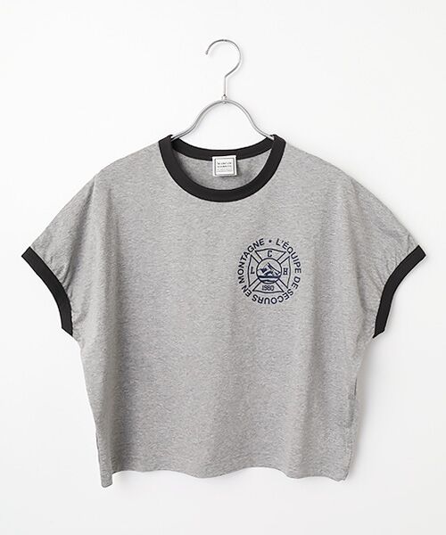 Harriss / ハリス カットソー | ドルマンリンガーTシャツ（グレー）