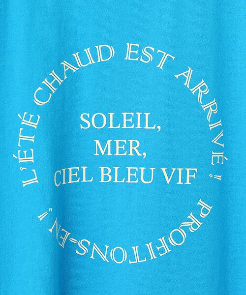 Harriss / ハリス Tシャツ | Soleil, mer〜柄 | 詳細6