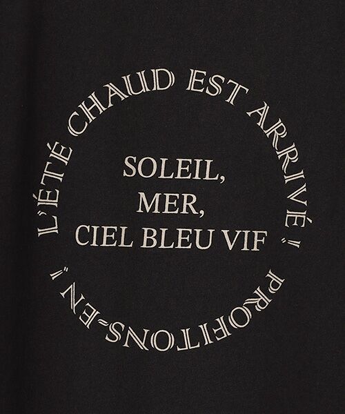 Harriss / ハリス Tシャツ | Soleil, mer〜柄 | 詳細7