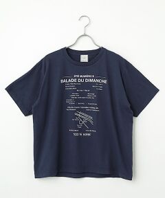 Harriss / ハリス Tシャツ | BALADE DU DIMANCHE柄