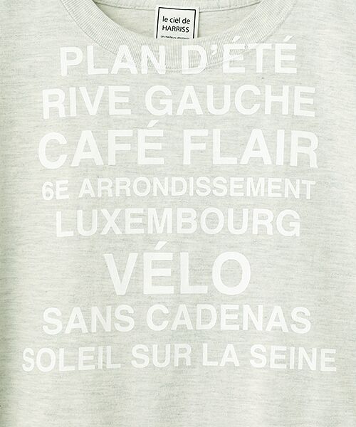Harriss / ハリス Tシャツ | PLAN D’ETE柄 | 詳細8