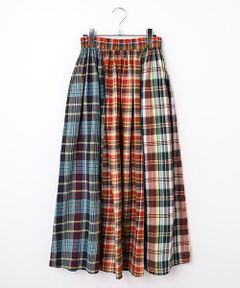 Harriss / ハリス ロング・マキシ丈スカート | クレイジーチェックフレアースカート