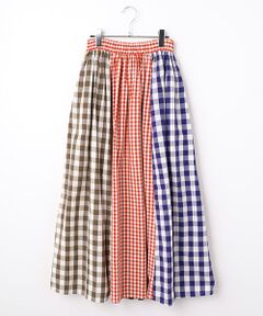 Harriss / ハリス ロング・マキシ丈スカート | クレイジーチェックフレアースカート