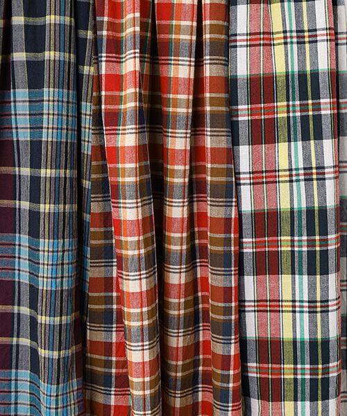 Harriss / ハリス ロング・マキシ丈スカート | クレイジーチェックフレアースカート | 詳細1