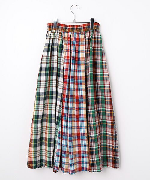 Harriss / ハリス ロング・マキシ丈スカート | クレイジーチェックフレアースカート | 詳細2