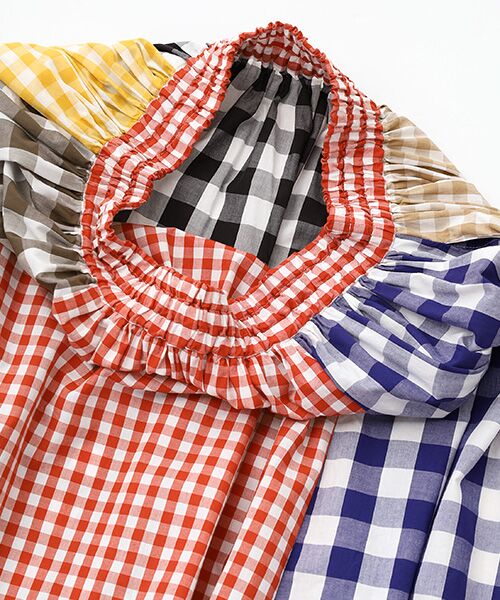 Harriss / ハリス ロング・マキシ丈スカート | クレイジーチェックフレアースカート | 詳細6