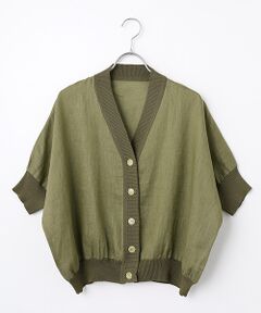 Harriss / ハリス カーディガン・ボレロ | リネンシャツカーディガン