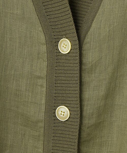 Harriss / ハリス カーディガン・ボレロ | リネンシャツカーディガン | 詳細1