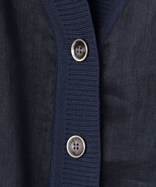 Harriss / ハリス カーディガン・ボレロ | リネンシャツカーディガン | 詳細2