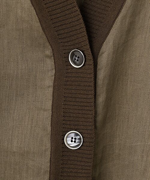 Harriss / ハリス カーディガン・ボレロ | リネンシャツカーディガン | 詳細7