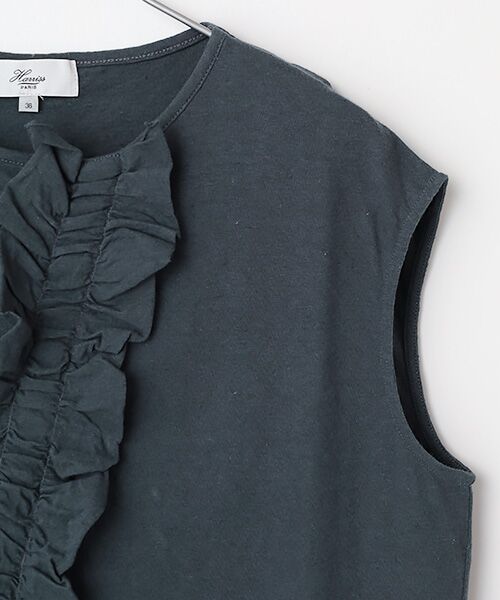 Harriss / ハリス カットソー | ドローストリングギャザープルオーバー | 詳細4
