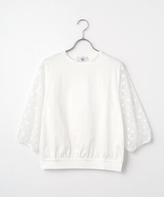 Harriss / ハリス カットソー | 異素材コンビカットソープルオーバー