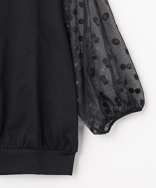 Harriss / ハリス カットソー | 異素材コンビカットソープルオーバー | 詳細4