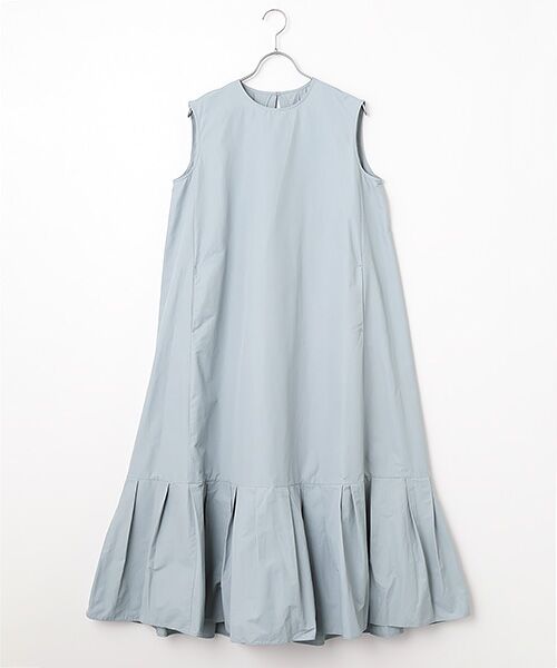 Harriss / ハリス ロング・マキシ丈ワンピース | ノースリーブロングワンピース（サックスブルー）